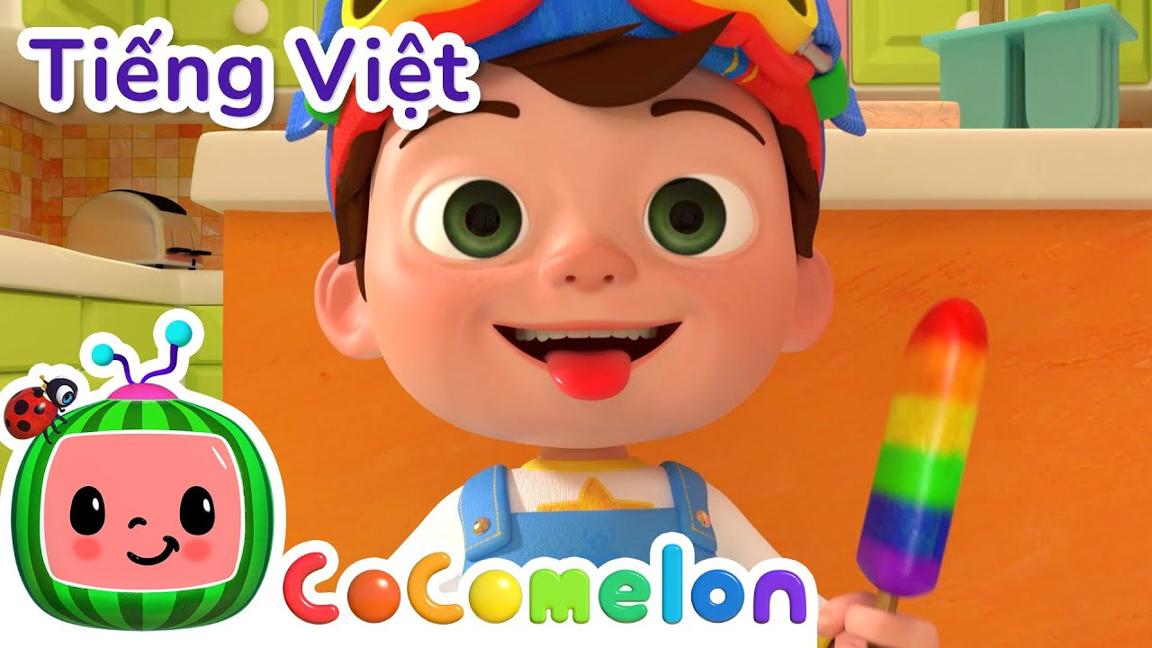 Bài Hát Màu Sắc (Với Que Kem) | CoComelon Lồng tiếng việt - Karaoke dành cho trẻ em