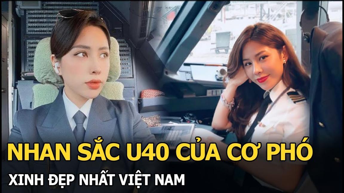 Nhan sắc U40 của cơ phó xinh đẹp nhất Việt Nam